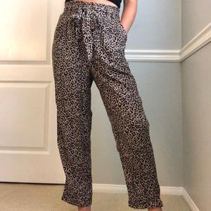 American Eagle High Rise Cheetah Pants